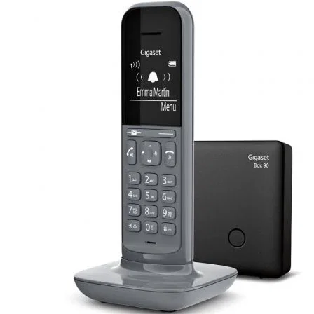 Gigaset CL390 Pack DUO Teléfono Inalámbrico Analógico con Pantalla Grande, Monitor de Bebé, Agenda 150 Contactos, Color Gris Gigaset CL390 Pack DUO Teléfono Inalámbrico Analógico con Pantalla Grande, Monitor de Bebé, Agenda 150 Contactos, Color Gris